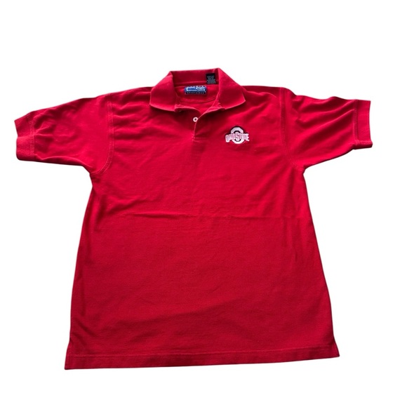 Ohio State Buckeyes Vintage Polo T Shirt Crable Sportswear Men Size Medium - Picture 1 of 5